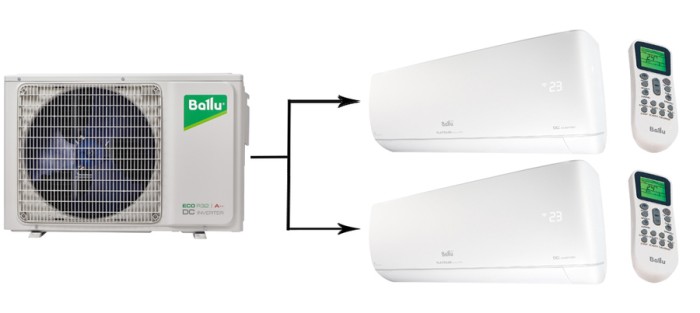 Ballu Free Match ERP R32 BA2OI-FM-18HN8/BSUI-FM-09HN8/EU*2